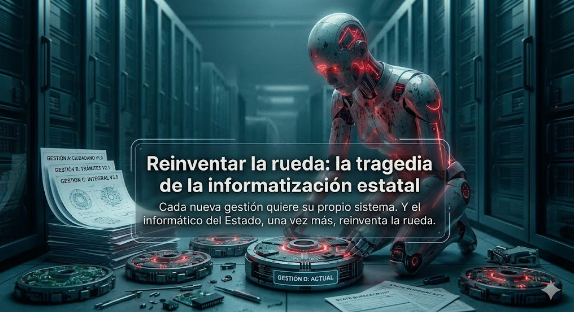 Reinventar la rueda: la tragedia de la informatización estatal