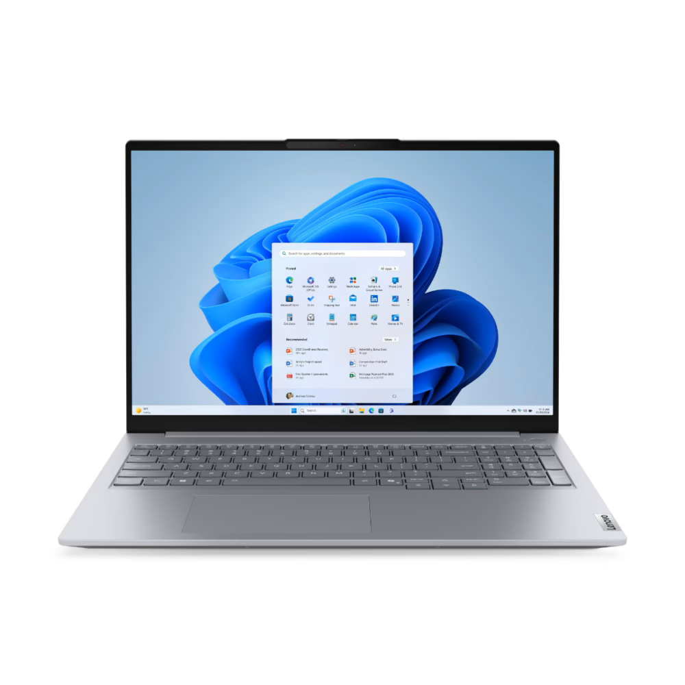Notebook LENOVO TBOOK. Pantalla 16". Procesador C7240H. RAM 16GB. Almacenamiento SSD512GB. Cuenta con servicio de soporte técnico remoto durante 3 meses.